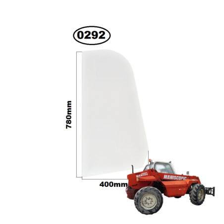 SZYBA LEWA BOCZNA MANITOU - nr części: 182095