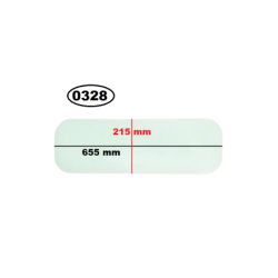 SZYBA TYLNA ŚCIANY GRODZIOWEJ OPEL COMBO IV (E), CITROEN BERLINGO III, PEUGEOT PARTNER III, PEUGEOT RIFTER