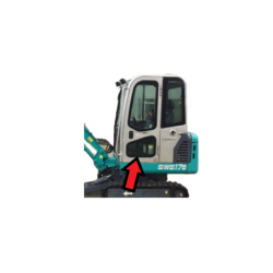 SZYBA BOCZNA DOLNA DRZWI LEWA SUNWARD