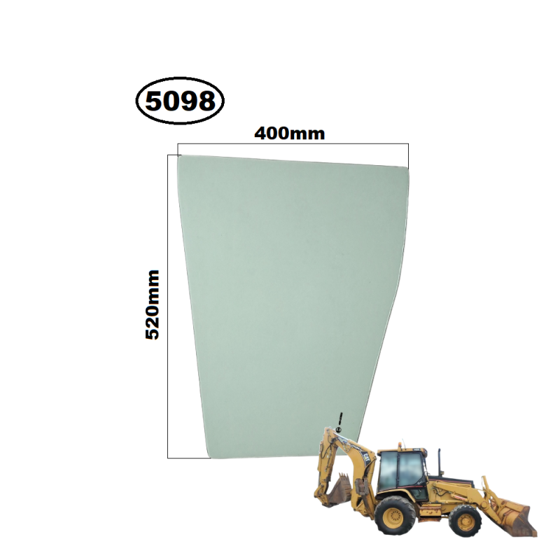 SZYBA PRZEDNIA DOLNA LEWA LUB PRAWA CAT - nr części: 164-1071, 1641071