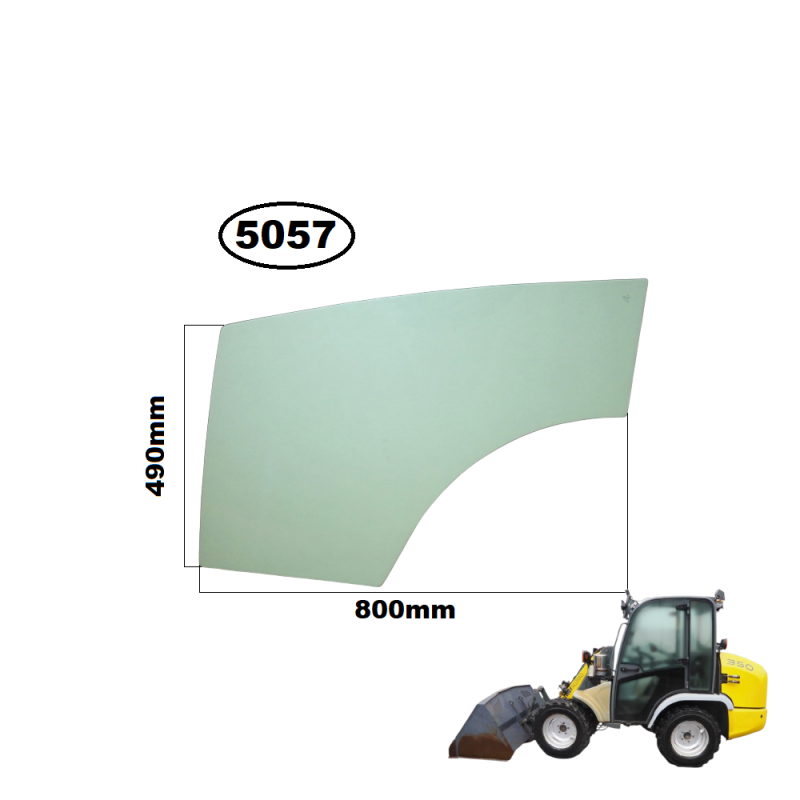 SZYBA BOCZNA DOLNA LEWA KRAMER - nr części: 1000174872