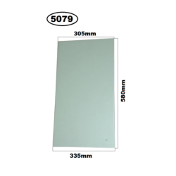 SZYBA PRZEDNIA DOLNA PRAWA LUB LEWA TEREX, FERMEC, CASE - nr części: 6099903M1, 6099902M1