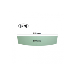 SZYBA TYLNA DOLNA, TEREX, FERMEC, CASE - NOWY TYP - nr części: 6099909M1