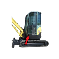 SZYBA LEWA BOCZNA DRZWI YANMAR - nr części: 113213