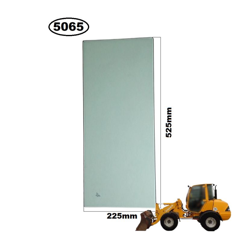 SZYBA BOCZNA LEWA GÓRNA DRZWI VOLVO