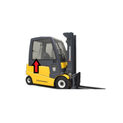 SZYBA PRAWA BOCZNA JUNGHEINRICH 430K