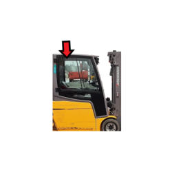 SZYBA BOCZNA LEWA LUB PRAWA DRZWI GÓRNA JUNGHEINRICH