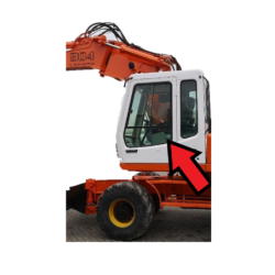 SZYBA LEWA BOK DOLNA W DRZWI LIEBHERR - nr części: 7028830