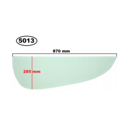 SZYBA LEWA BOCZNA DOLNA W DRZWI LIEBHERR - nr części: 10009225