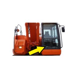 SZYBA PRZEDNIA DOLNA DOOSAN, BOBCAT E165 - nr części: 500119-00063A
