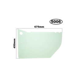 SZYBA LEWA BOCZNA DRZWI DOLNA KOMATSU - nr części: 21D-54-14840, 816024530