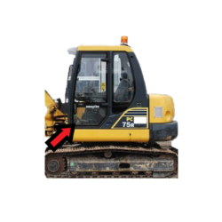 SZYBA LEWA BOCZNA DRZWI DOLNA KOMATSU - nr części: 21D-54-14840, 816024530