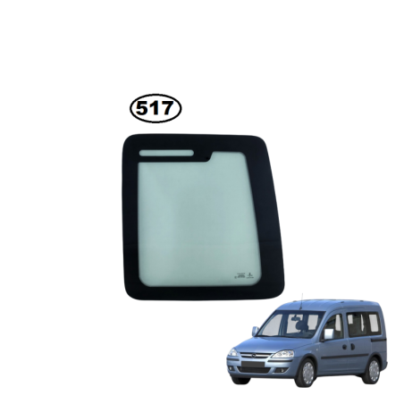 SZYBA TYLNA PRAWA W DRZWI OPEL COMBO C, COMBO TOUR - nr części: 5161381