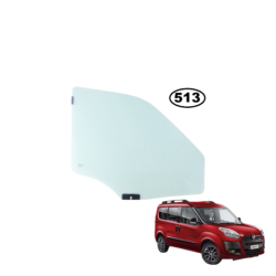 SZYBA BOCZNA PRAWA OPUSZCZANA W DRZWI FIAT DOBLO II, OPEL COMBO D - nr części: 5161249, 95513112