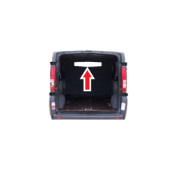 SZYBA TYLNA KABINY / ŚCIANY GRODZIOWEJ NISSAN PRIMASTAR, OPEL VIVARO I/II, RENAULT TRAFIC II/III - KABINA FURGON, BLASZAK