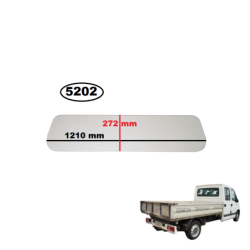 SZYBA TYLNA ŚCIANY GRODZIOWEJ OPEL MOVANO I/II, IVECO DAILY, RENAULT MASCOTT, RENAULT MASTER II/III - KABINA FURGON, BLASZAK