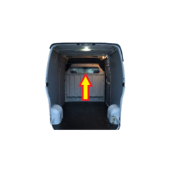 SZYBA TYLNA ŚCIANY GRODZIOWEJ OPEL MOVANO I/II, IVECO DAILY, RENAULT MASCOTT, RENAULT MASTER II/III - KABINA FURGON, BLASZAK