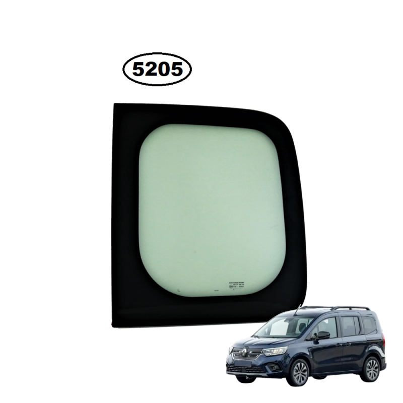 SZYBA TYLNA PRAWA W DRZWI RENAULT KANGOO II, RENAULT GRAND KANGOO - nr części: 8200439482
