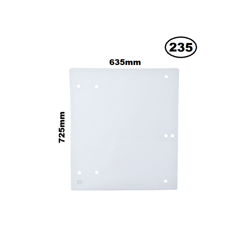 SZYBA BOCZNA GÓRNA W DRZWI PRAWA LUB LEWA AMMANN