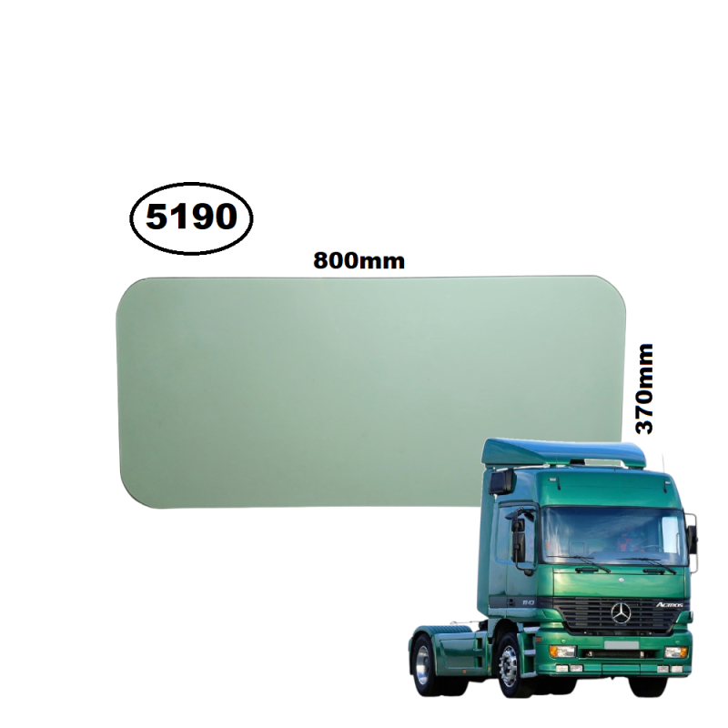 SZYBA TYLNA ŚCIANY GRODZIOWEJ MERCEDES ACTROS