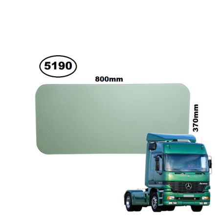 SZYBA TYLNA ŚCIANY GRODZIOWEJ MERCEDES ACTROS