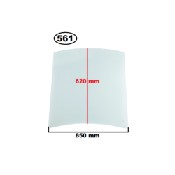 SZYBA TYLNA JCB - nr części: 827/80290, 82780290