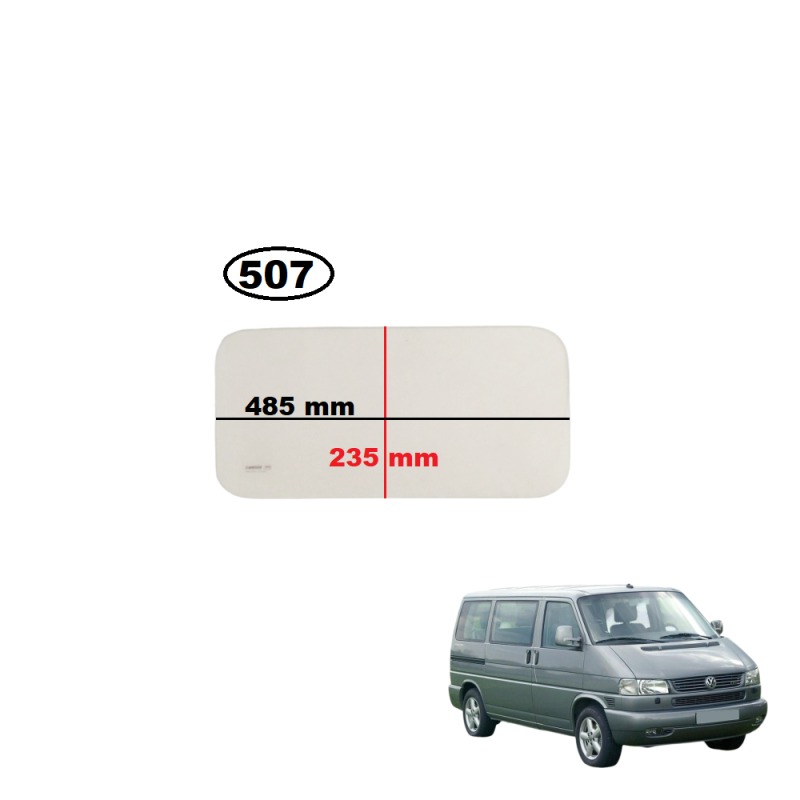 SZYBA ŚCIANY GRODZIOWEJ VOLKSWAGEN VW TRANSPORTER T4