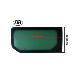 SZYBA BOCZNA LEWA OPEL VIVARO II, NISSAN NV-300, FIAT TALENTO, RENAULT TRAFIC III