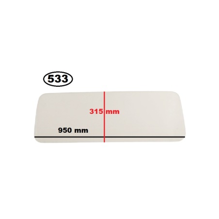 SZYBA ŚCIANY GRODZIOWEJ HYUNDAI H100, MITSUBISHI L-300/DELICA