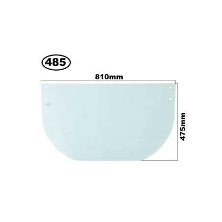 SZYBA DOLNA PRZEDNIA KUBOTA - nr części: RD809-46380, RD809-4638-0, RD80946380