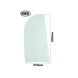 SZYBA BOCZNA PRZESUWNA PRAWA TYLNA JCB - nr części: 332/G0016, 827/80315, 332G0016, 82780315