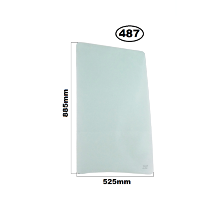 SZYBA BOCZNA LEWA LUB PRAWA CLAAS CERGOS / ERGOS, RENAULT CERGOS / ERGOS - nr części: 6005014310