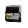 SZYBA TYLNA LEWA W DRZWI FIAT DUCATO III, CITROEN JUMPER II, PEUGEOT BOXER II