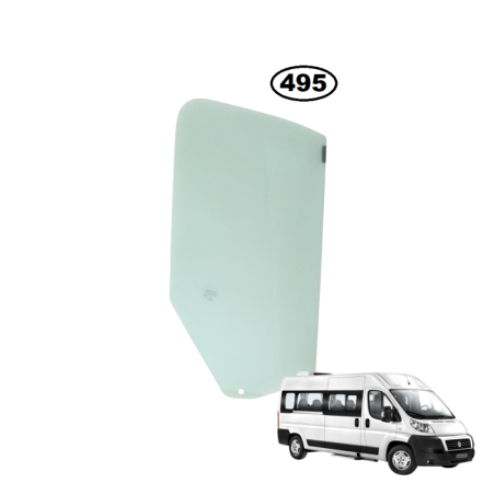 SZYBA BOCZNA PRAWA OPUSZCZANA W DRZWI OPEL MOVANO III, RAM PROMASTER, PEUGEOT BOXER II, CITROEN JUMPER II, FIAT DUCATO III