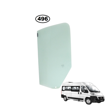 SZYBA BOCZNA LEWA OPUSZCZANA W DRZWI OPEL MOVANO III, RAM PROMASTER, PEUGEOT BOXER II, CITROEN JUMPER II, FIAT DUCATO III