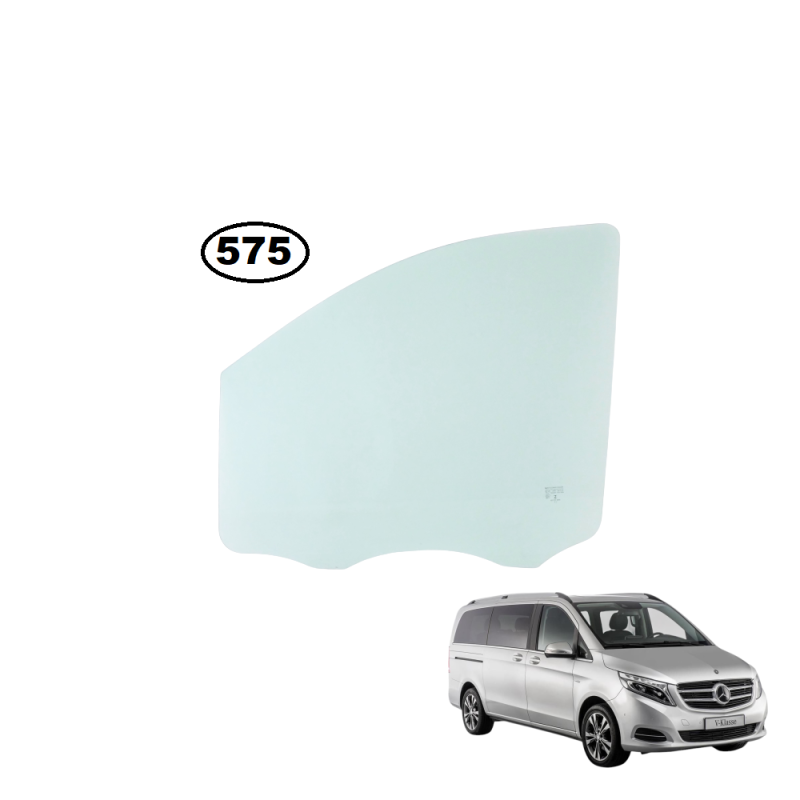 SZYBA BOCZNA LEWA OPUSZCZANA W DRZWI MERCEDES VITO / VIANO - nr części: 4477250310