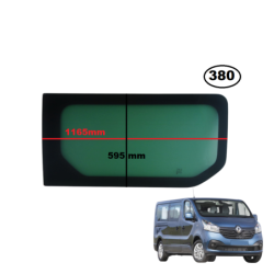 SZYBA BOCZNA PRAWA FIAT TALENTO, NISSAN NV-300, OPEL VIVARO II, RENAULT TRAFIC III