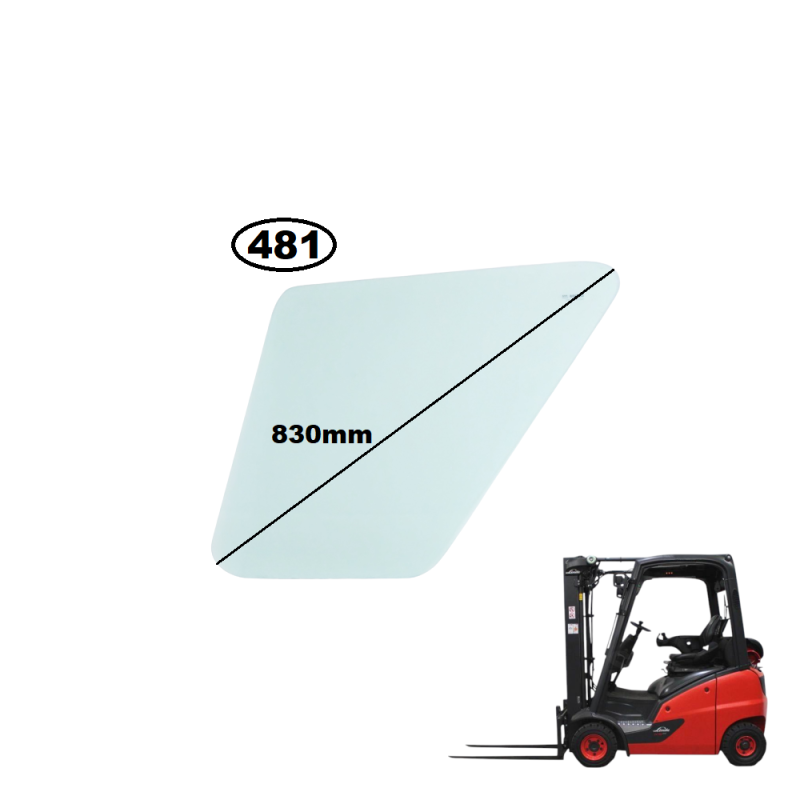 SZYBA LEWA BOCZNA DOLNA LINDE SERIA 391