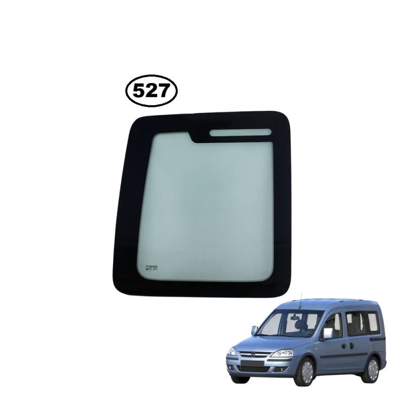 SZYBA TYLNA LEWA W DRZWI OPEL COMBO C, COMBO TOUR - nr części: 5161380