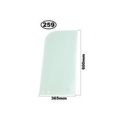 SZYBA PRZESUWNA W DRZWI GÓRNA LEWA LUB PRAWA CAT - nr części: 3988783, 3033003