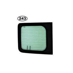 SZYBA TYLNA LEWA W DRZWI RENAULT TRAFIC II/III, OPEL VIVARO I/II, NISSAN NV-300, NISSAN PRIMASTAR, FIAT TALENTO