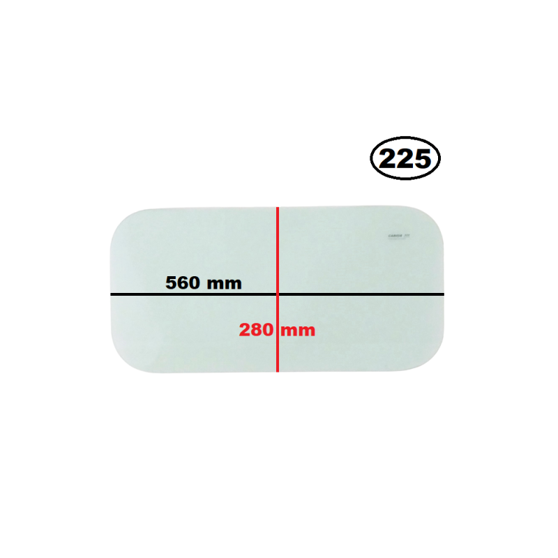 SZYBA ŚCIANY GRODZIOWEJ IVECO DAILY