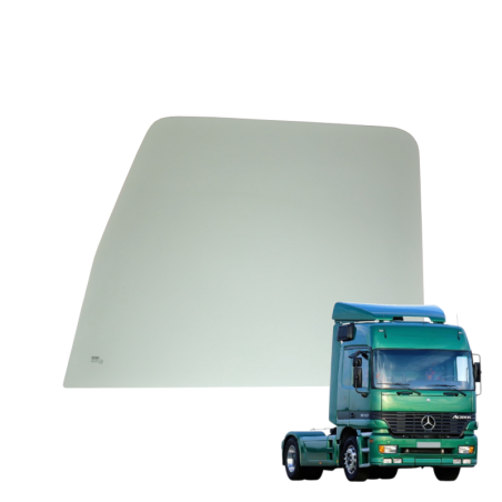SZYBA LEWA BOCZNA OPUSZCZANA W DRZWI MERCEDES ACTROS