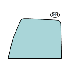 SZYBA LEWA BOCZNA OPUSZCZANA W DRZWI MERCEDES ACTROS