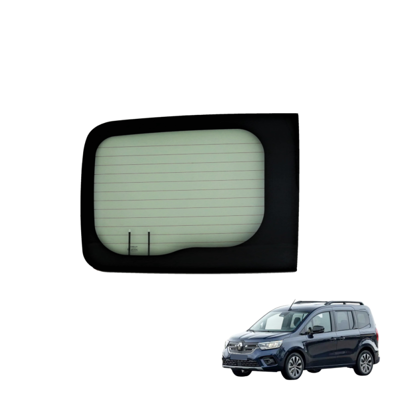 SZYBA LEWA TYLNA W DRZWI RENAULT KANGOO II - nr części: 8200439480