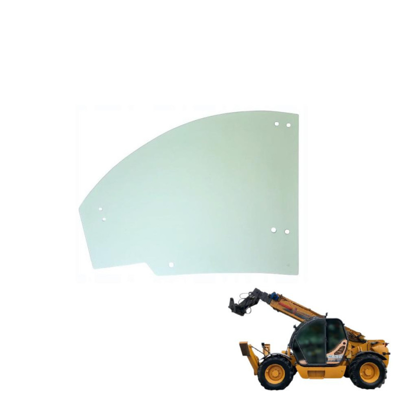SZYBA LEWA GÓRNA DRZWI BOCZNA CASE, FIAT KOBELCO, NEW HOLLAND - nr części: 87718167, 76092688