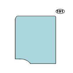 SZYBA PRAWA BOCZNA OPUSZCZANA W DRZWI DAF