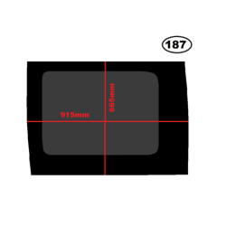 SZYBA BOCZNA LEWA NISSAN PRIMASTAR, RENAULT TRAFIC II, OPEL VIVARO I - WERSJA KRÓTKA