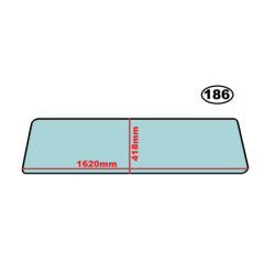 SZYBA TYLNA ŚCIANA GRODZIOWA FORD TRANSIT