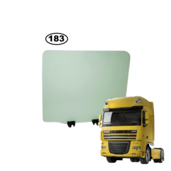 SZYBA LEWA BOCZNA OPUSZCZANA W DRZWI DAF